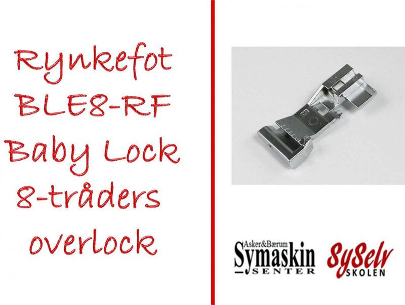 Rynkefot 8-tråders overlock