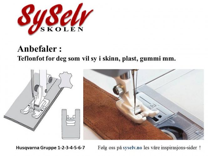 Hovedbilde Husqvarna Teflonfot