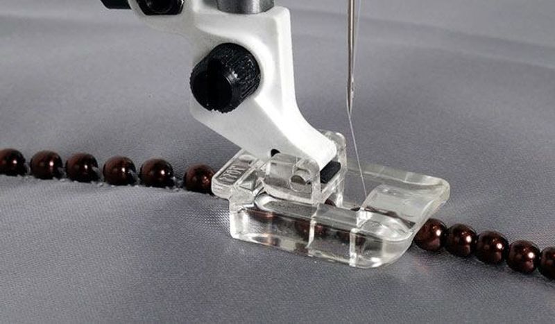 Mini perletrykfot 4mm.