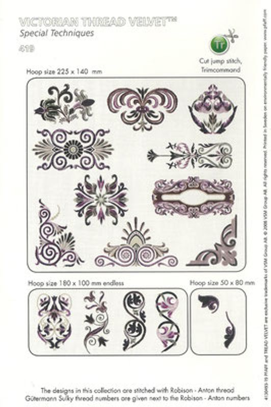 Victorian Thread Velvet Pfaff