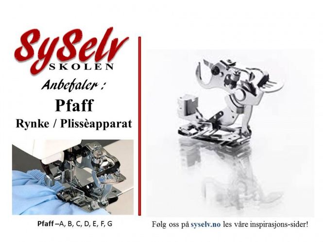 Hovedbilde Pfaff Rynke- /Plissèapparat