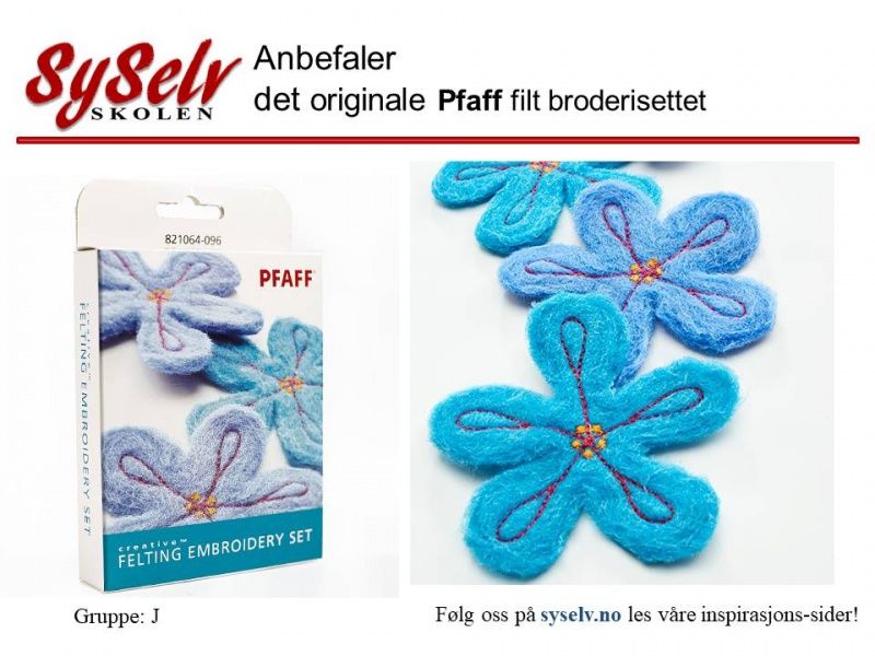 Pfaff Filtesett
