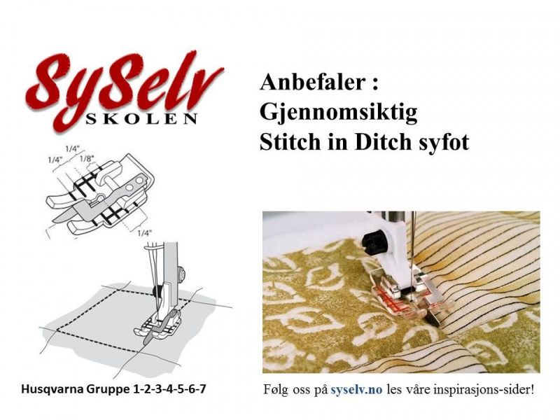 Husqvarna Stitch-in-Ditch syfot