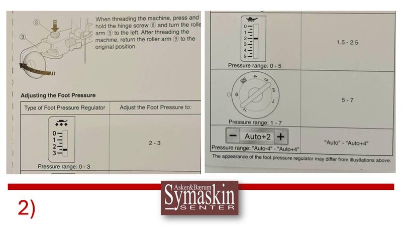 Janome HD Rullefot Semi industriell