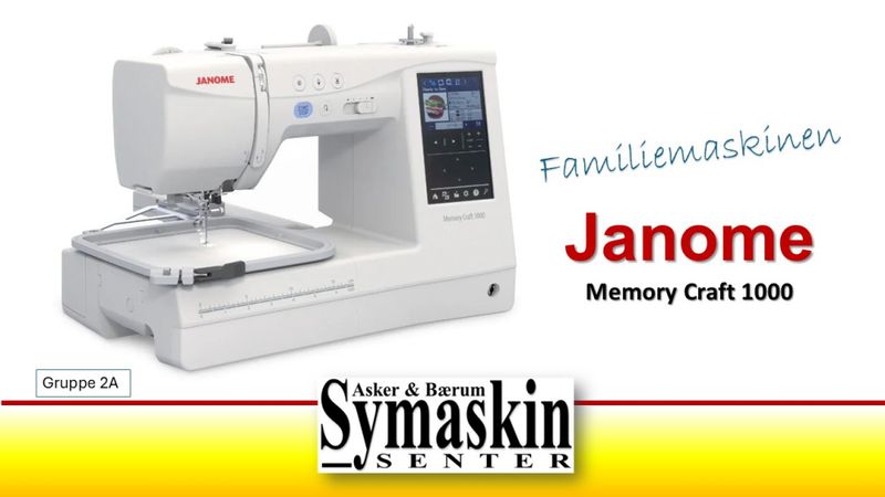 Janome MemoryCraft 1000